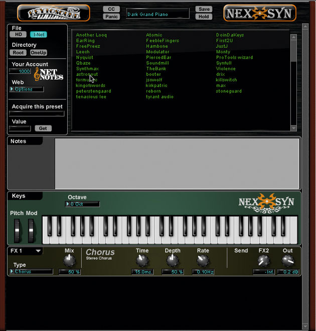 With the tatoo-style logos and cut 'n' paste graphics, Nexsyn wants to look cool